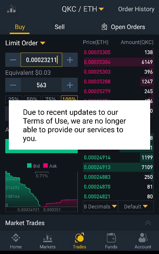 Binance-block-users