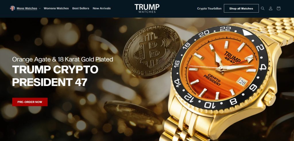 CRYPTO-PRESIDENT-Trump-Watches-Google-Chrome